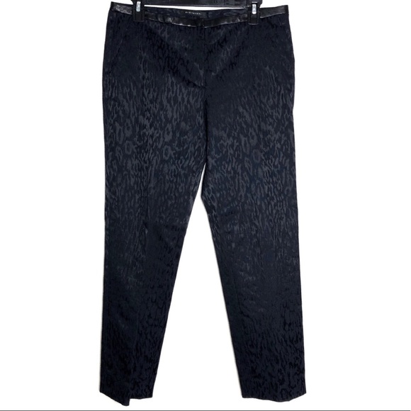 Elie Tahari Animal Print Jacquard Navy & Black Set - Picture 6 of 8